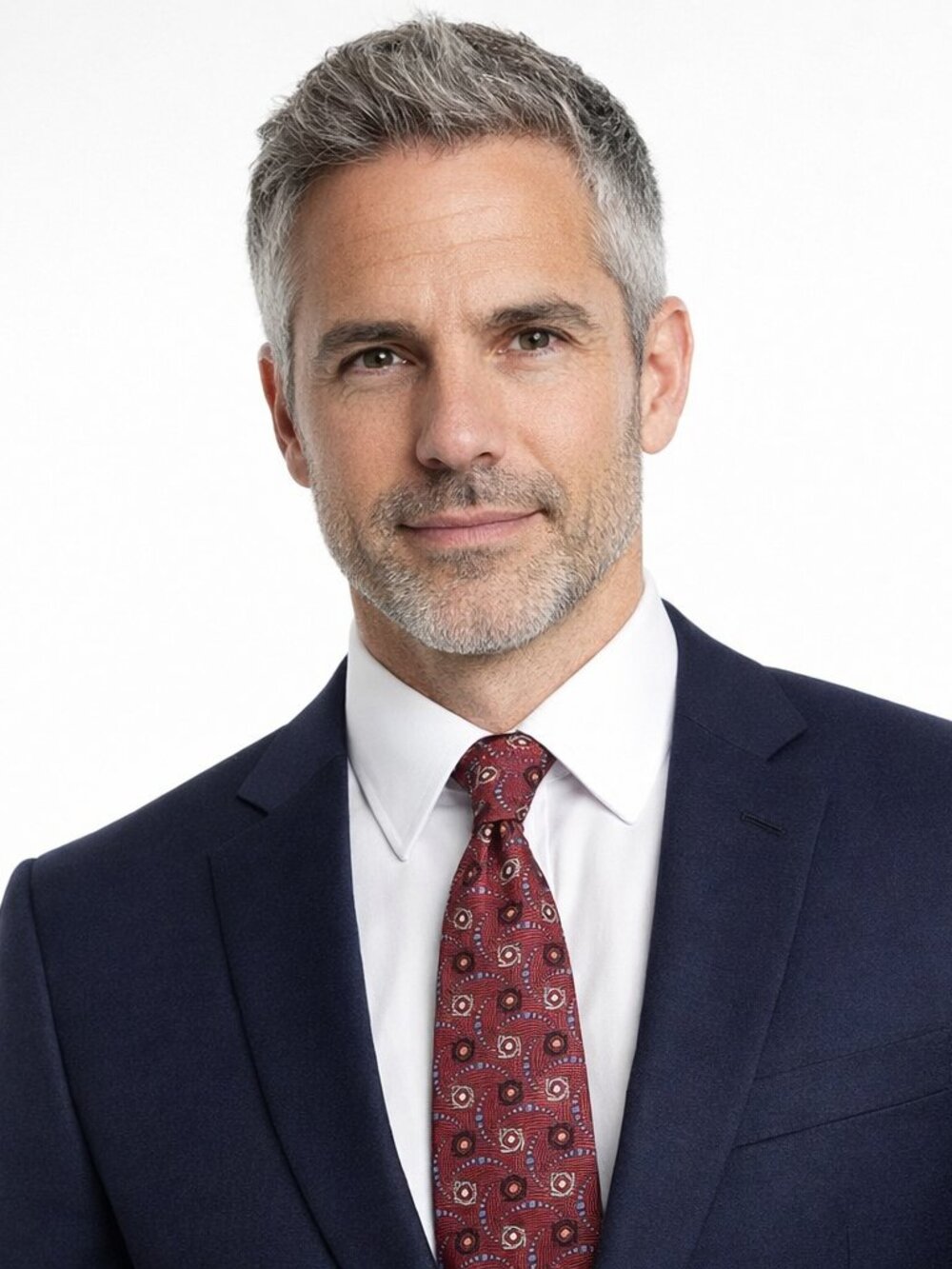 Robert Talbott Studio Hand Sewn Silk Tie Red Geometric Print | Made in USA | EUC